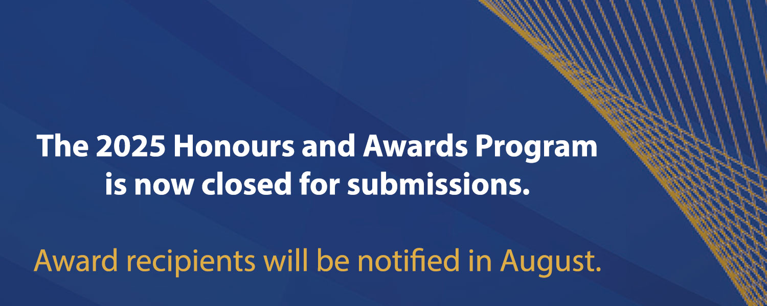 Honours and Awards now live - 2025